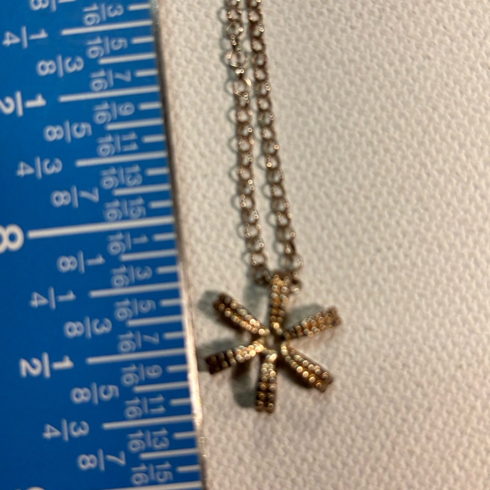 Gold Starburst Pendant Necklace